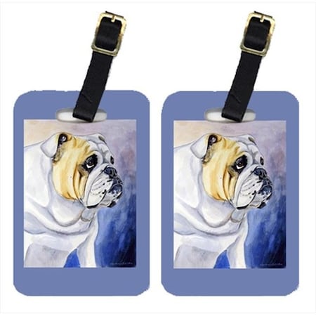 Carolines Treasures 7028BT English Bulldog Luggage Tags; Pack - 2